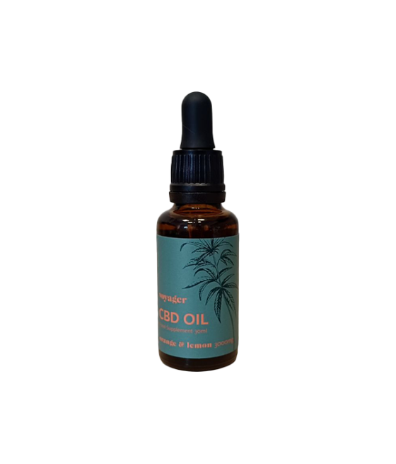 Voyager 3000mg CBD Oil - Orange & Lemon Flavored