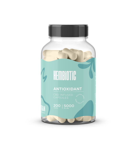 Buy Hembiotic 5000mg Bulk CBD Immunity Capsules UK