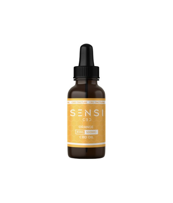 Buy Sensi CBD 500mg Peppermint Tincture Oil - BOGO Free