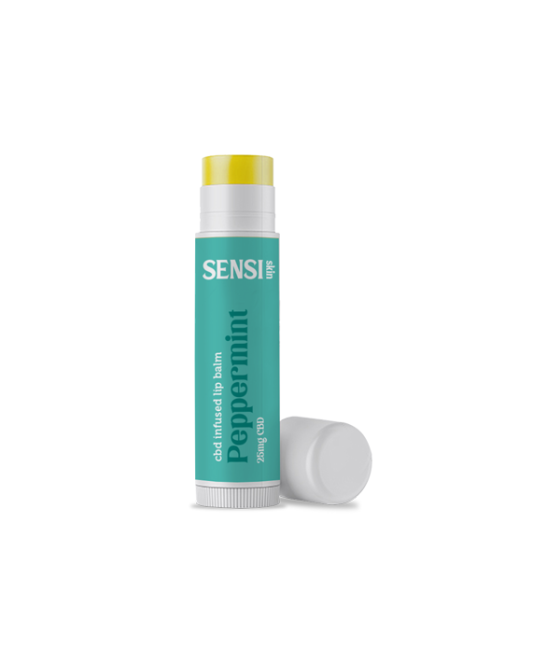 Buy Sensi Skin 25mg CBD Peppermint Lip Balm | BOGOF