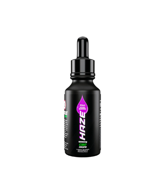 Buy Haze 6000mg CBD Drops UK - Cherry Flavor