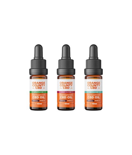 Cherry-Flavored Orange County CBD Oil 500mg | Express CBD