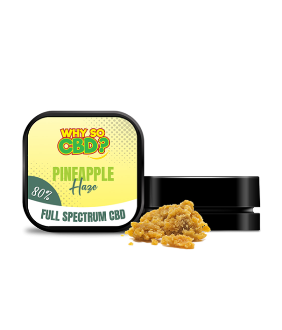 Why So CBD 80% Full Spectrum CBD Crumble - Sour Pebbles