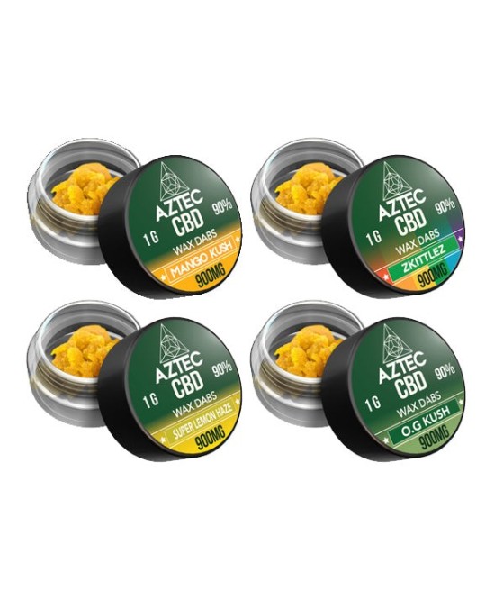 Buy Aztec CBD 900mg Wax/Crumble (Zkittlez Flavor) in UK