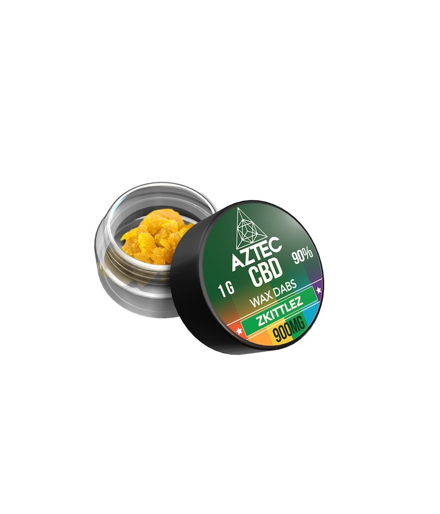 Buy Aztec CBD 900mg Wax/Crumble (Zkittlez Flavor) in UK