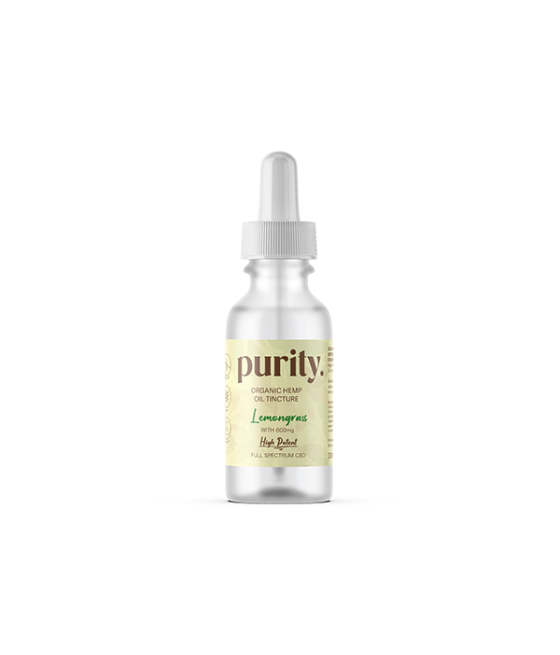 Buy Purity UK 600mg Full-Spectrum CBD Oil: Turmeric & Ginger