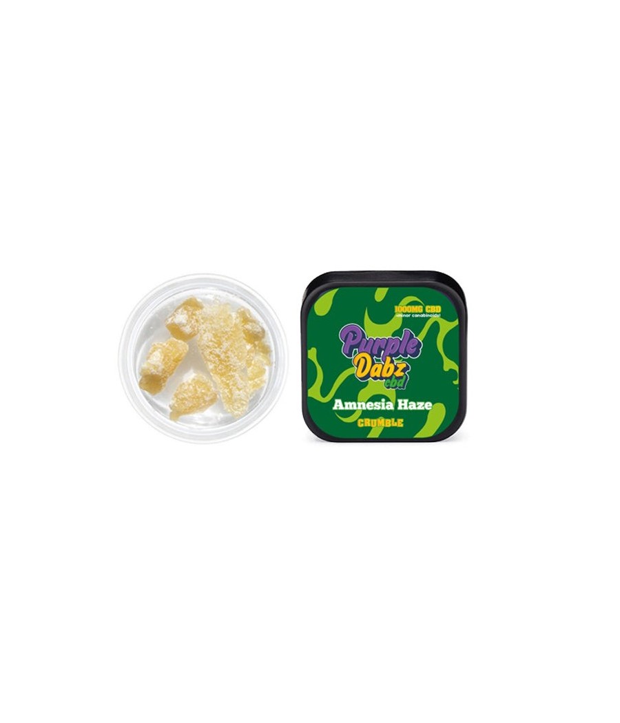 Buy Purple Dank CBD Crumble - 1000mg Amnesia Haze Strain