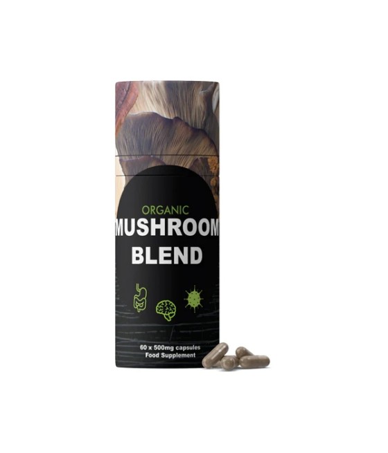 Feel Supreme 30000mg Organic Mushroom Blend Capsules - 60 Caps