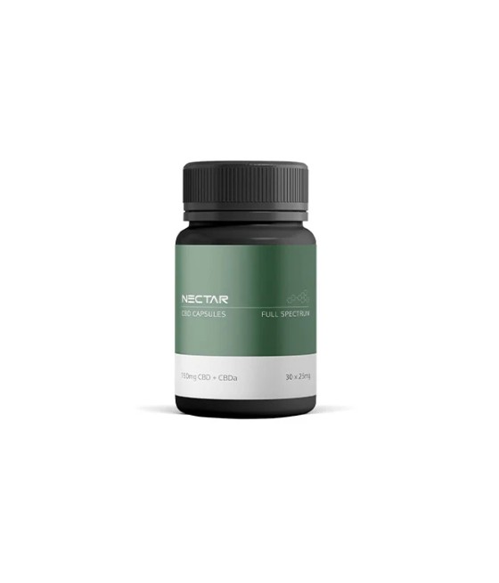 Nectar 750mg Full Spectrum CBD + CBDa Capsules - 30 Caps