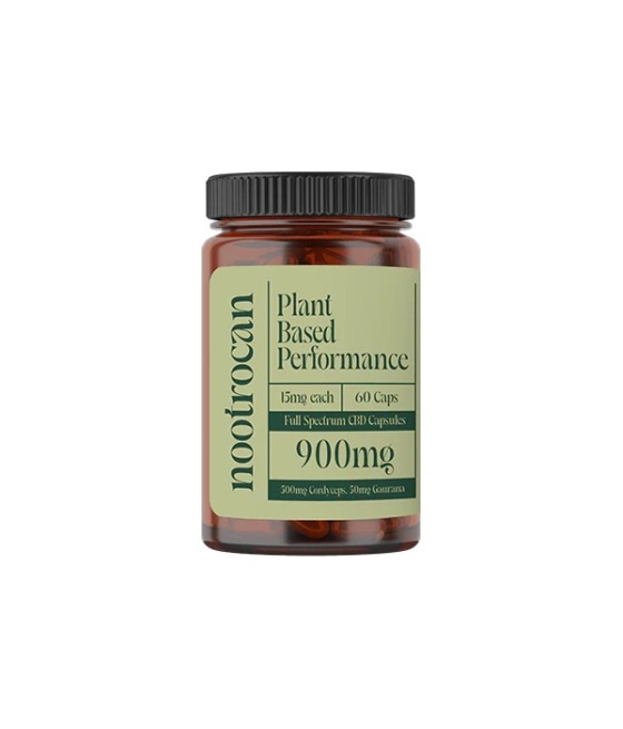 Nootrocan 900mg Full Spectrum CBD Nootropic Capsules - 60 Caps