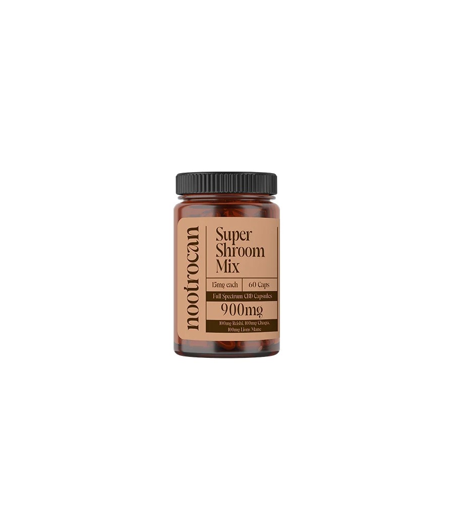 Nootrocan 900mg Full Spectrum CBD Nootropic Capsules - 60 Caps