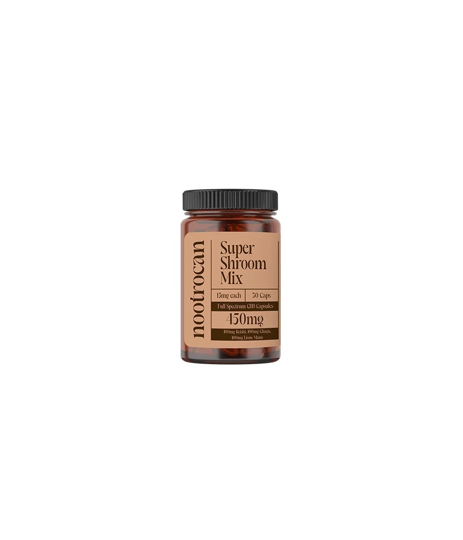 Nootrocan 450mg Full Spectrum CBD Nootropic Capsules - 30 Caps