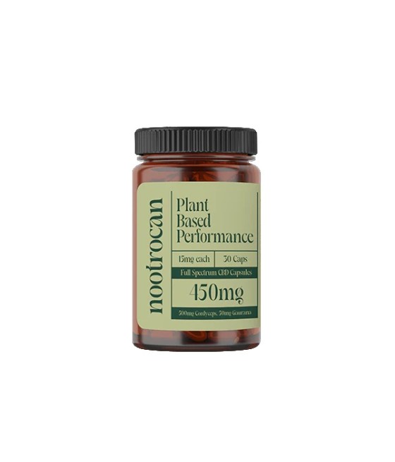 Nootrocan 450mg Full Spectrum CBD Nootropic Capsules - 30 Caps