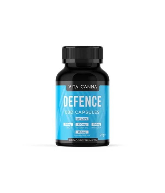 Vita Canna 1000mg Broad Spectrum Functional CBD Vegan Capsules - 50 Caps