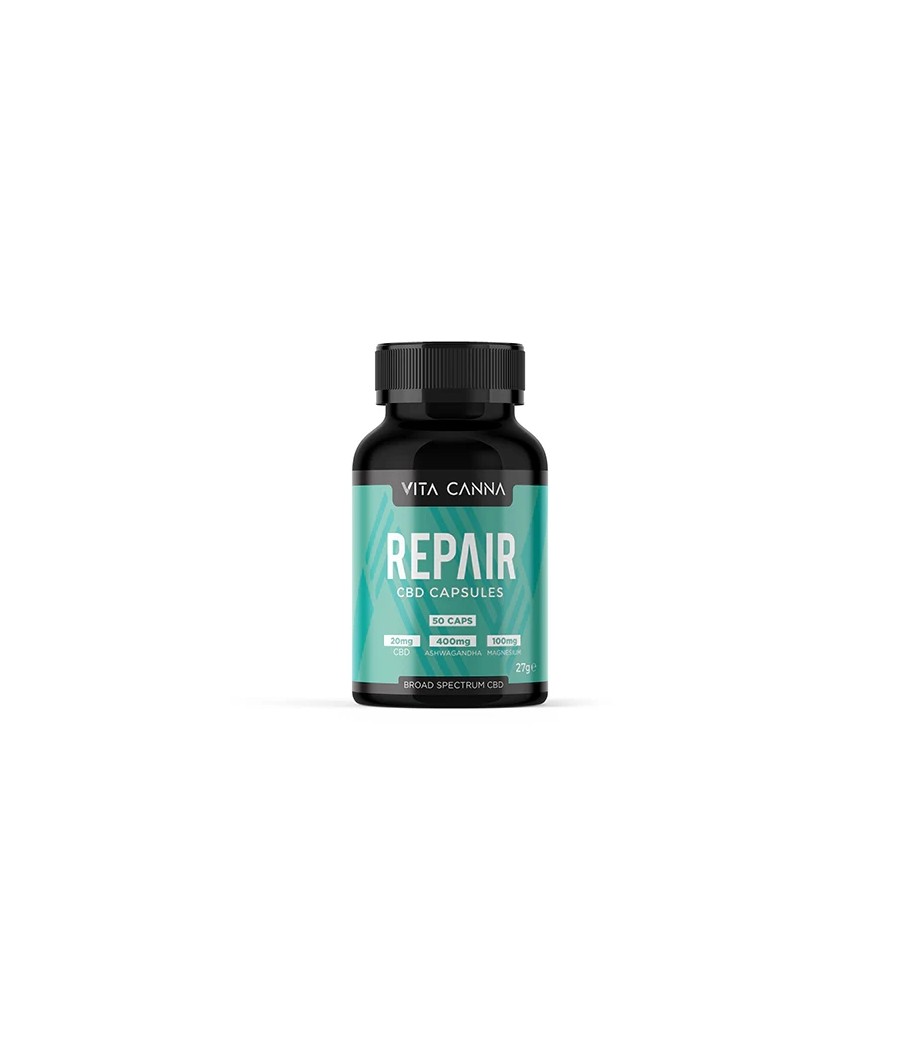 Vita Canna 1000mg Broad Spectrum Functional CBD Vegan Capsules - 50 Caps