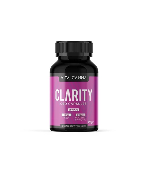 Vita Canna 500mg Broad Spectrum Functional CBD Vegan Capsules - 50 Caps