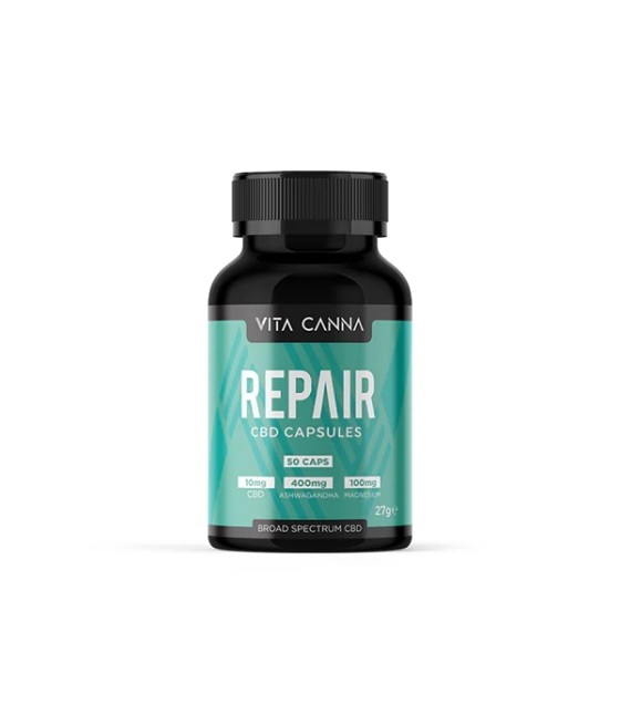 Vita Canna 500mg Broad Spectrum Functional CBD Vegan Capsules - 50 Caps