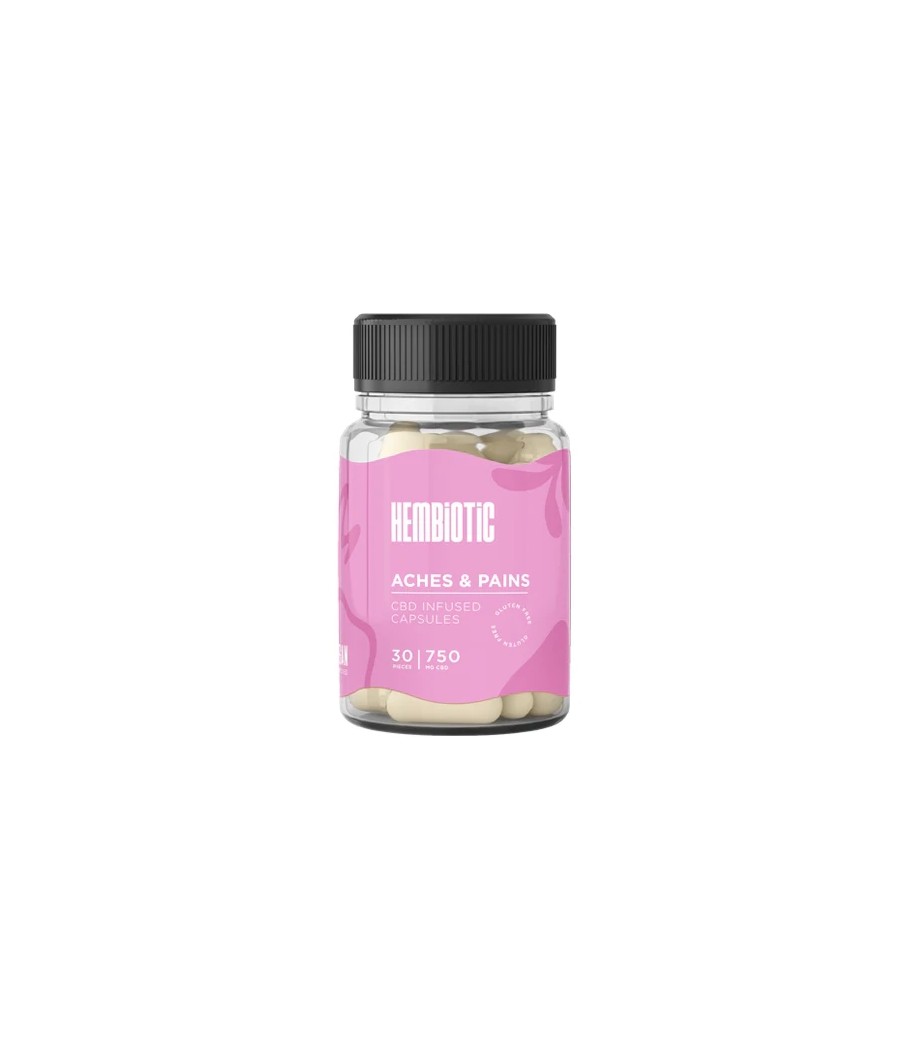 Hembiotic 750mg Functional CBD Capsules - 30 Caps