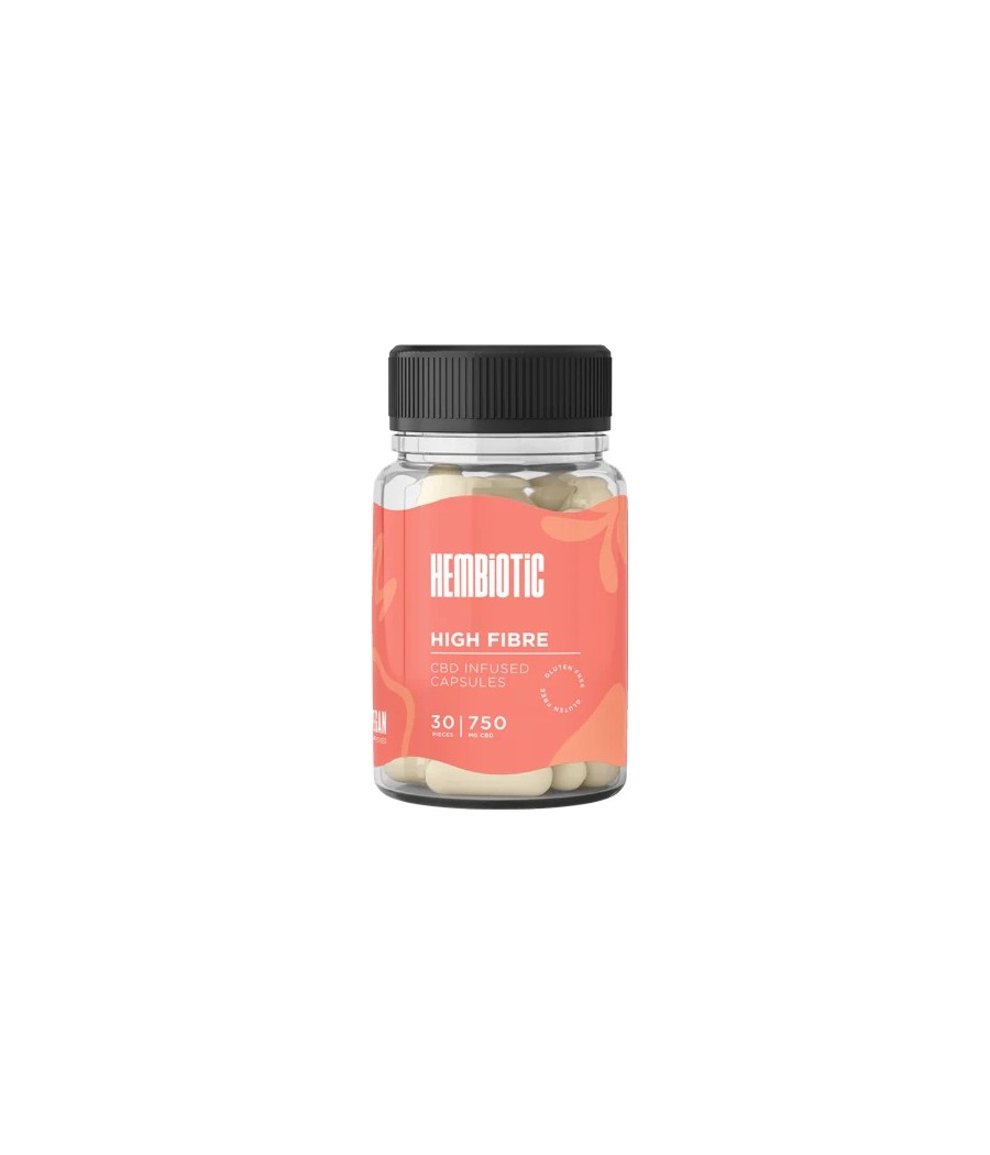 Hembiotic 750mg Functional CBD Capsules - 30 Caps