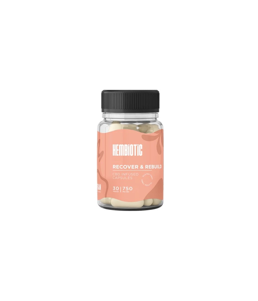 Hembiotic 750mg Functional CBD Capsules - 30 Caps