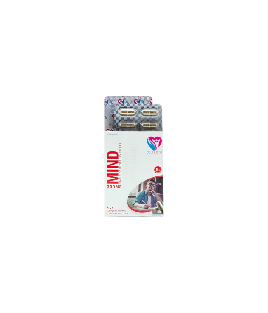 CBD by British Cannabis 300mg CBD Oral Capsules 30 Caps - Mind