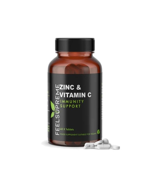 Feel Supreme 7200mg Zinc With Vitamin C Tablets - 60 Tabs
