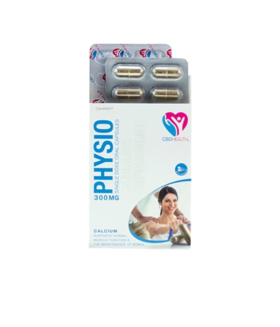 CBD by British Cannabis 300mg CBD Oral Capsules 30 Caps - Physio