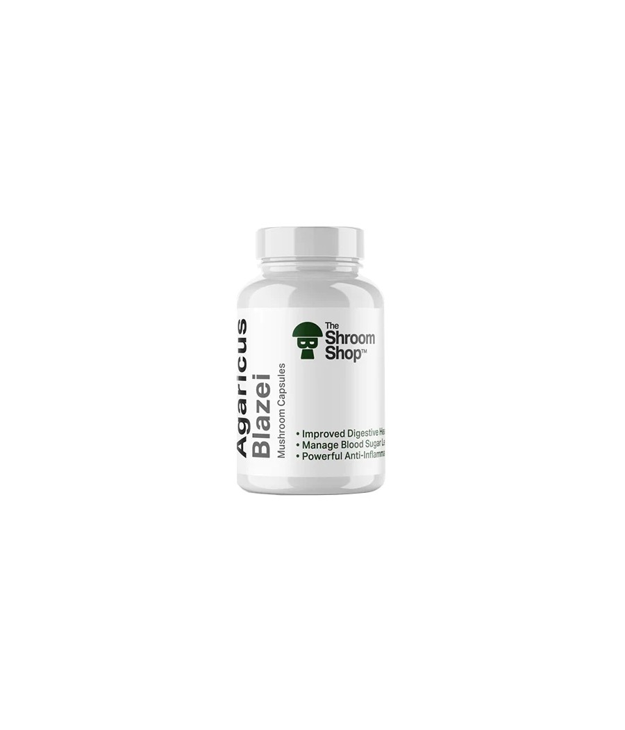 The Shroom Shop Agaricus Blazei 45000mg Capsules - 90 Caps