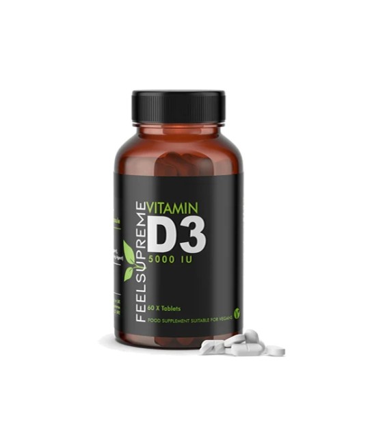 Feel Supreme 5000iu Vitamin D High Dose Tablets - 60 Tabs