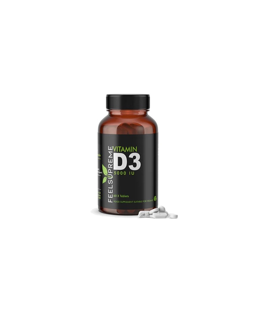 Feel Supreme 5000iu Vitamin D High Dose Tablets - 60 Tabs