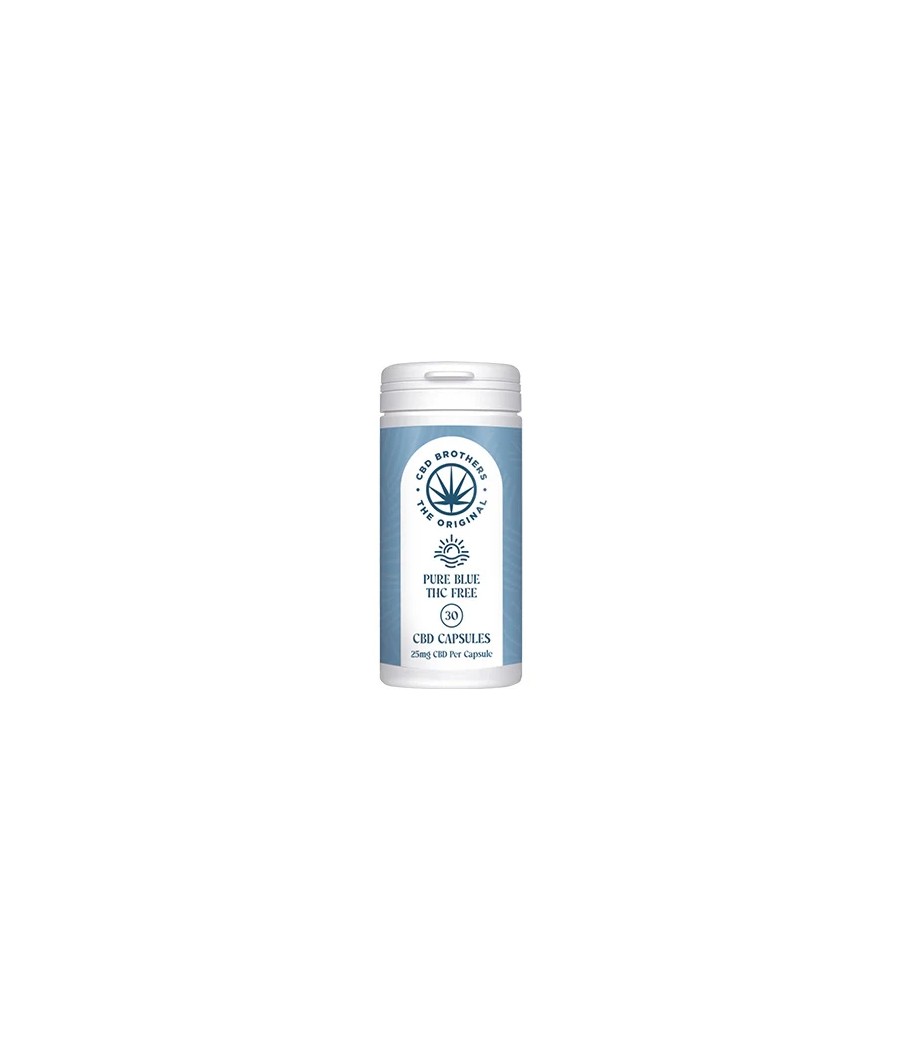 CBD Brothers Pure Blue 750mg CBD Vegan Capsules - 30 Caps