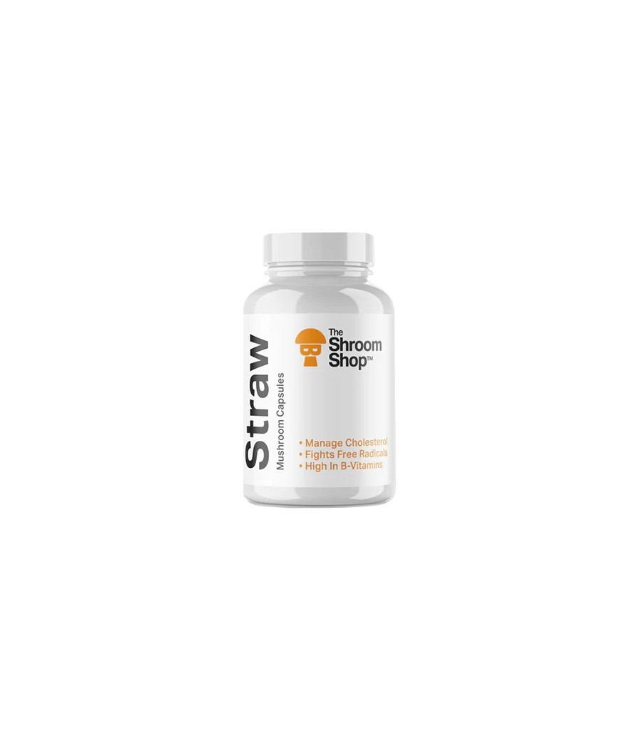 The Shroom Shop Straw Mushroom 45000mg Capsules - 90 Caps