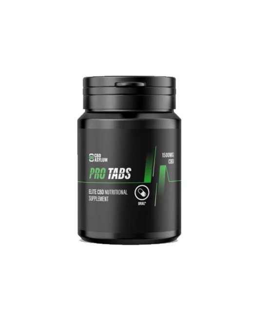 CBD Asylum 1500mg CBD Pro Tabs (BUY 1 GET 2 FREE)