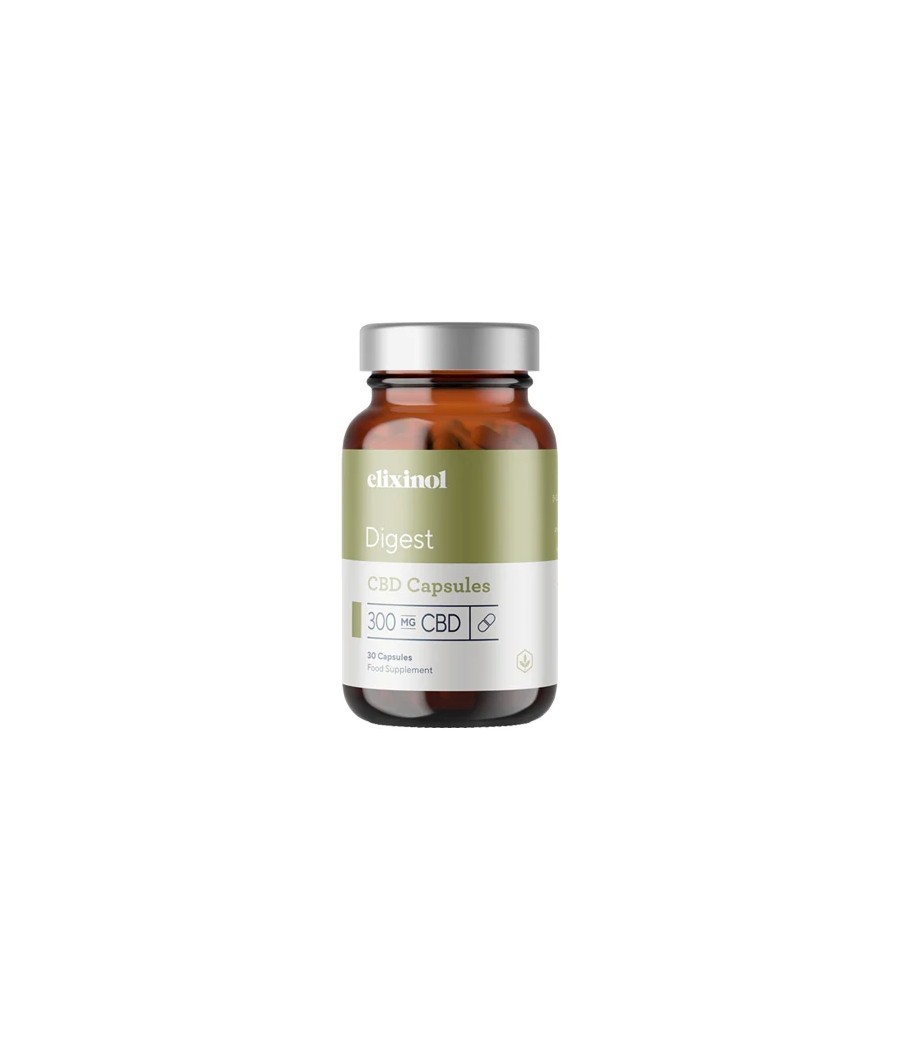 Elixinol 300mg CBD Digest Capsules - 30 Caps