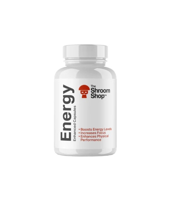 The Shroom Shop Enhanced Energy 67500mg Capsules - 90 Caps