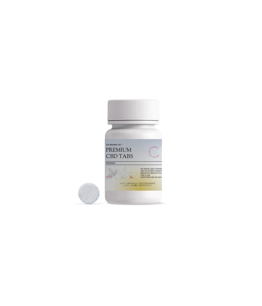 The Beemine Lab 450mg CBD Premium CBD Tabs - 30 tabs The Beemine Lab 450mg CBD Premium CBD Tabs - 30 tabs
