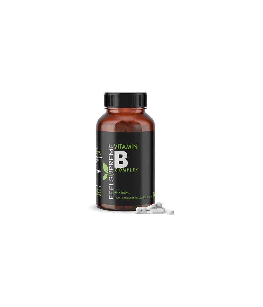Feel Supreme Vitamin B Complex Tablets - 60 Tabs Feel Supreme Vitamin B Complex Tablets - 60 Tabs