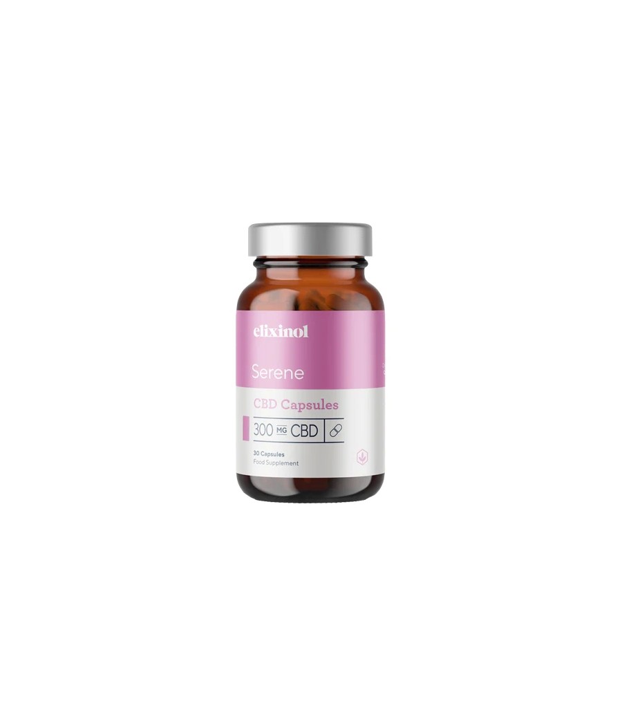 Elixinol 300mg CBD Serene Capsules - 30 Caps Elixinol 300mg CBD Serene Capsules - 30 Caps