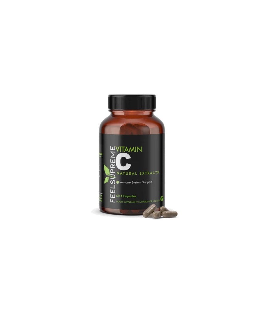 Feel Supreme 7500mg Vitamin C Natural Extracts Tablets - 60 Caps Feel Supreme 7500mg Vitamin C Natural Extracts Tablets - 60 Caps