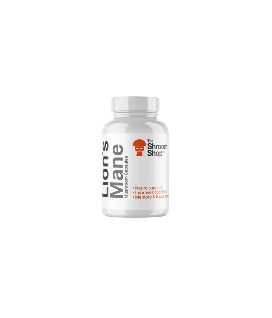 The Shroom Shop Lion's Mane Mushroom 45000mg Capsules - 90 Caps The Shroom Shop Lion's Mane Mushroom 45000mg Capsules - 90 Caps