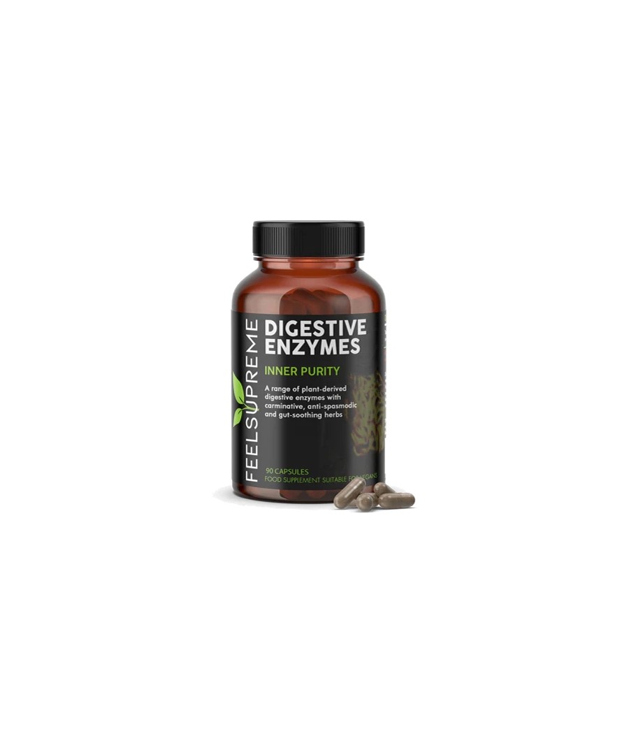 Feel Supreme Digestive Enzymes Inner Purity Capsules - 90 Caps Feel Supreme Digestive Enzymes Inner Purity Capsules - 90 Caps