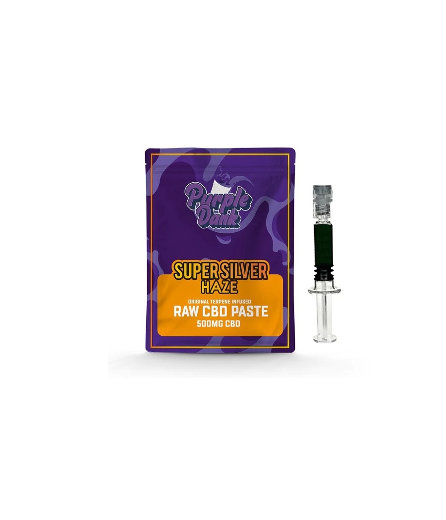 Purple Dank 1000mg CBD Raw Paste with Natural Terpenes - Super Silver Haze (BUY 1 GET 1 FREE) Purple Dank 1000mg CBD Raw Paste with Natural Terpenes - Super Silver Haze (BUY 1 GET 1 FREE)