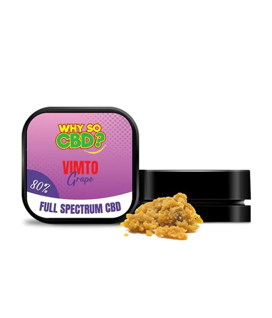Why So CBD? 80% Full Spectrum CBD Crumble 1g Why So CBD? 80% Full Spectrum CBD Crumble 1g