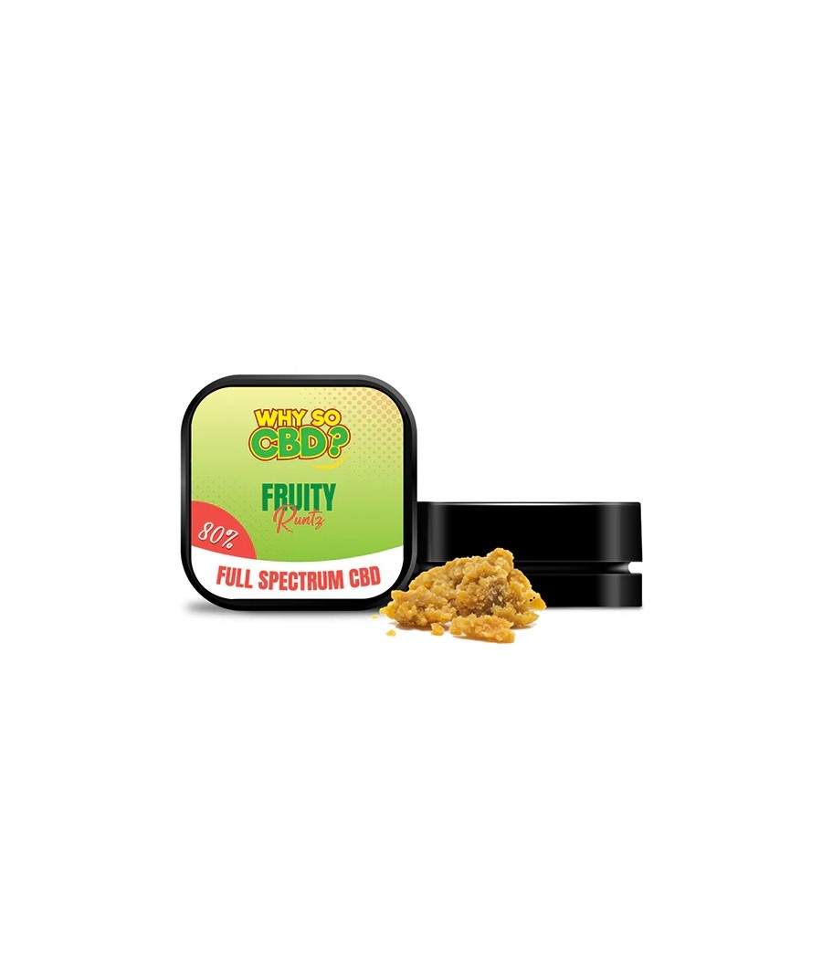 Why So CBD? 80% Full Spectrum CBD Crumble 1g