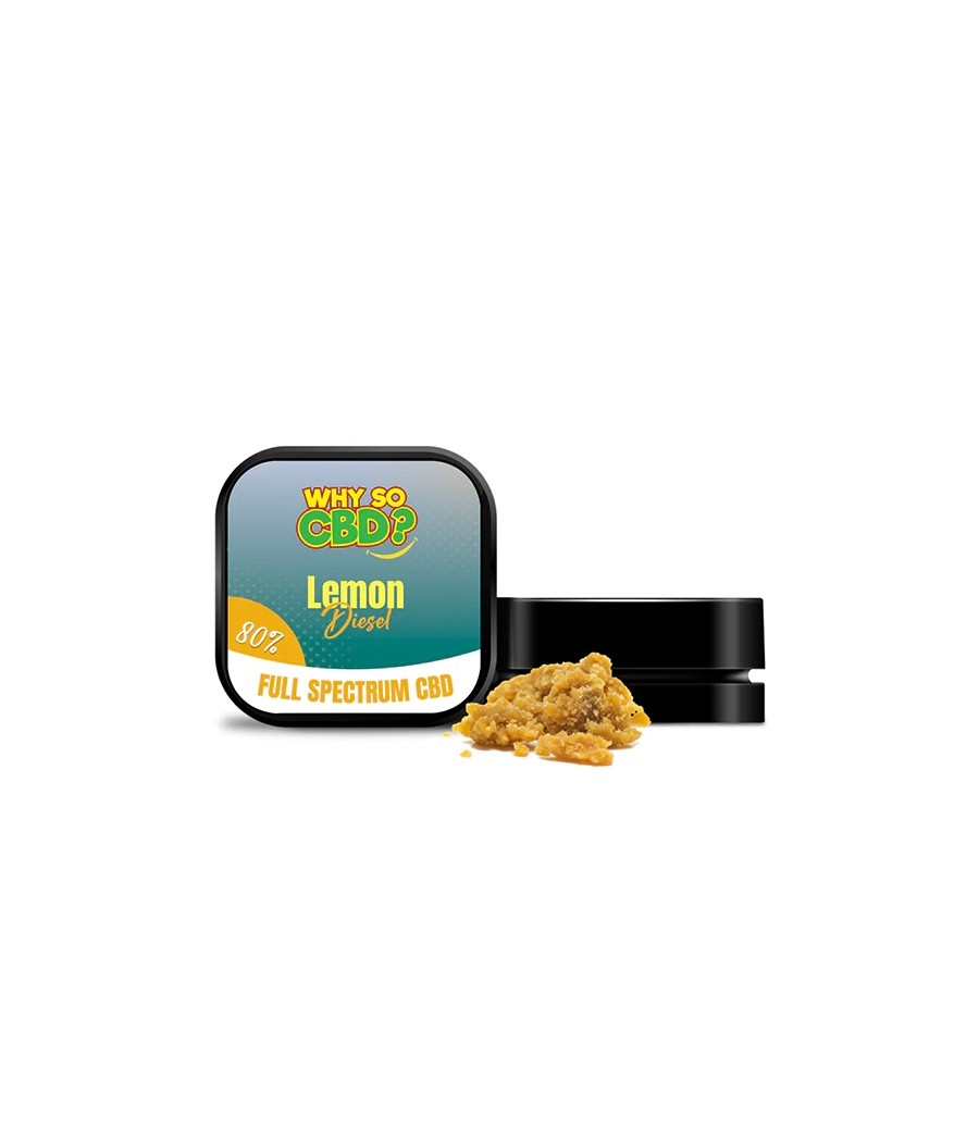 Why So CBD? 80% Full Spectrum CBD Crumble 1g