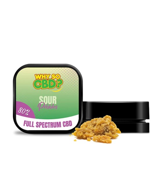 Why So CBD? 80% Full Spectrum CBD Crumble 1g Why So CBD? 80% Full Spectrum CBD Crumble 1g