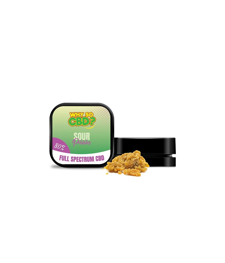 Why So CBD? 80% Full Spectrum CBD Crumble 1g