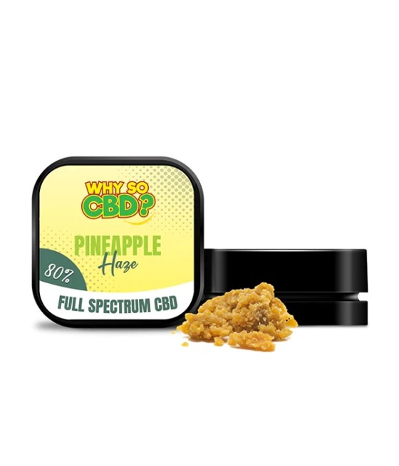 Why So CBD? 80% Full Spectrum CBD Crumble 1g Why So CBD? 80% Full Spectrum CBD Crumble 1g
