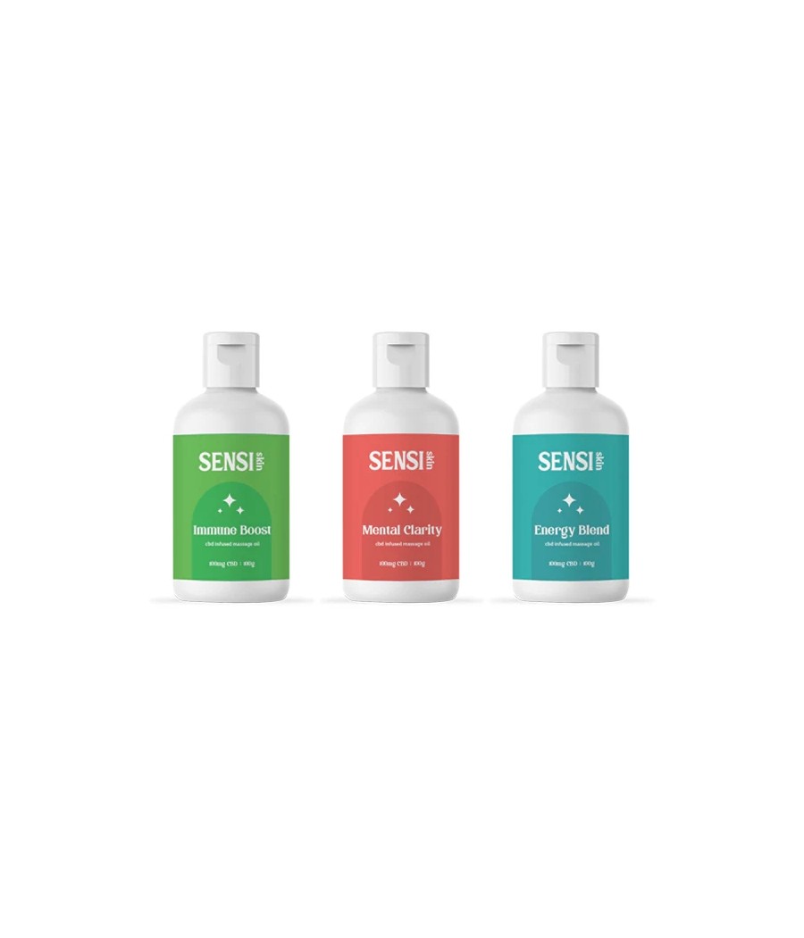 Sensi CBD 100mg CBD Massage Oil - 100ml (BUY 1 GET 1 FREE) Sensi CBD 100mg CBD Massage Oil - 100ml (BUY 1 GET 1 FREE)