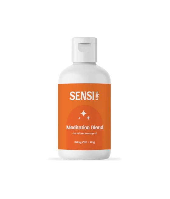 Sensi CBD 100mg CBD Massage Oil - 100ml (BUY 1 GET 1 FREE)